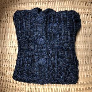 Navy Blue & Blue Aracely Sweater Image